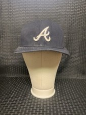 Vintage Atlanta Braves New Era 59Fifty Baseball Hat Size 7 1/4 Made In USA