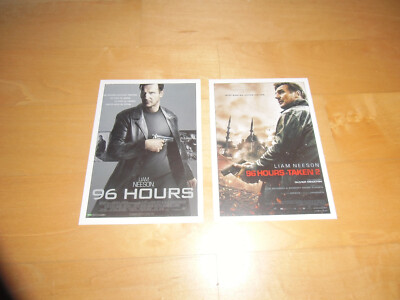 Cinema Filmplakatkarten, 96 Hours, 96 Hours -  Taken 2, Liam Neeson, neu