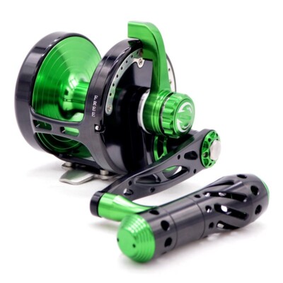CAMEKOON Conventional Reels Smooth Lever Drag Deep Sea Offshore Trolling Fishing