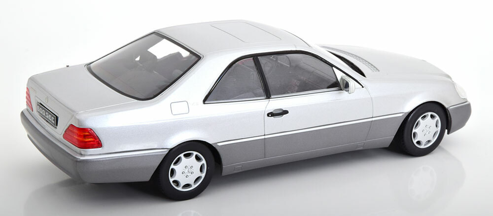 KK SCALE MODELS 1992 Mercedes Benz 600 SEC C140 Silver LE of