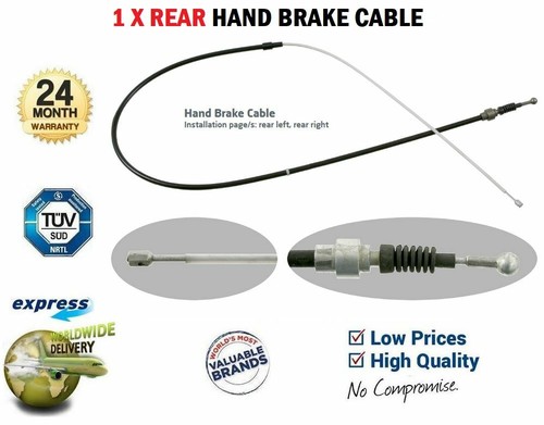 1x HANDBRAKE REAR BRAKE CABLE for VW GOLF IV 2.0 1998-2004 - Bild 1 von 8