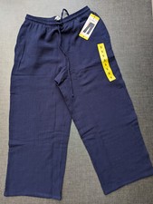 NWT Jessica Simpson Ladies' Gauze Ankle Pant Small Navy Blue