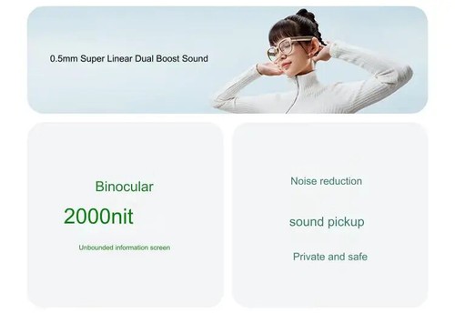 Gafas TO AU MEIZU MYVU AR: indicador AI de 6 longitudes, navegación para bicicleta, 43 g ultraligero - Imagen 12 de 14