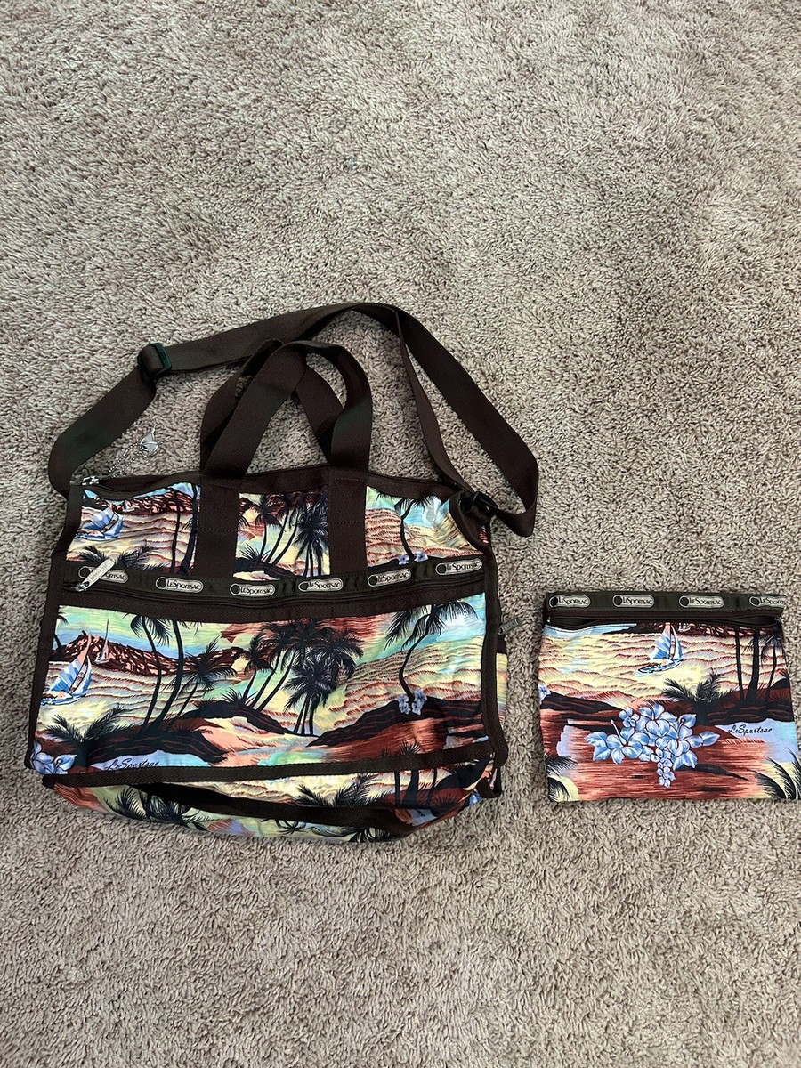 LeSportSac Hawaiian Tropical Malibu Sailboat Beach Sunset  display picture 1
