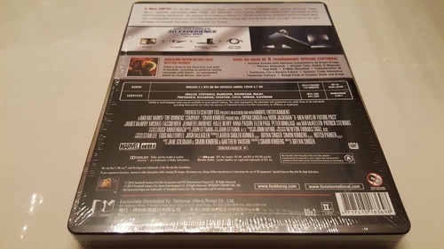 X-Men: Days of Future Past 3D Embossed STEELBOOK (Blu-ray, Hong Kong) RARE OOP! - Picture 3 of 8