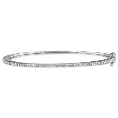 Amour Sterlingsilber 1/4 kt TDW Diamant Armreif Armband