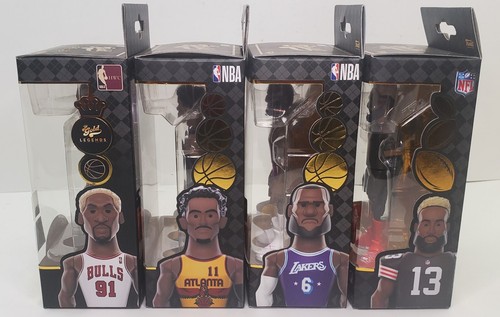 Funko Gold 5" -Dennis Rodman, Trae Young, LeBron James, Odell Beckham Jr (Chase) - Picture 2 of 5