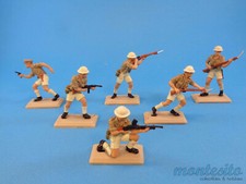 BRITAINS DEETAIL DSG WWII BRITISH 8th ARMY DESERT RATS TROOPS SET 7390