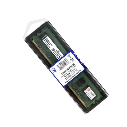 4GB 2x 2GB PC2-6400 DDR2 800MHz KVR800D2N6/2G intel Memoria DIMM per Kingston IT - Foto 8 di 9