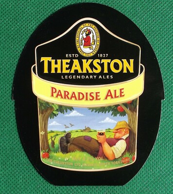 Pump Clip Einsatz Reversible Theakston Paradise Ale / George Gale Seafarers RS42