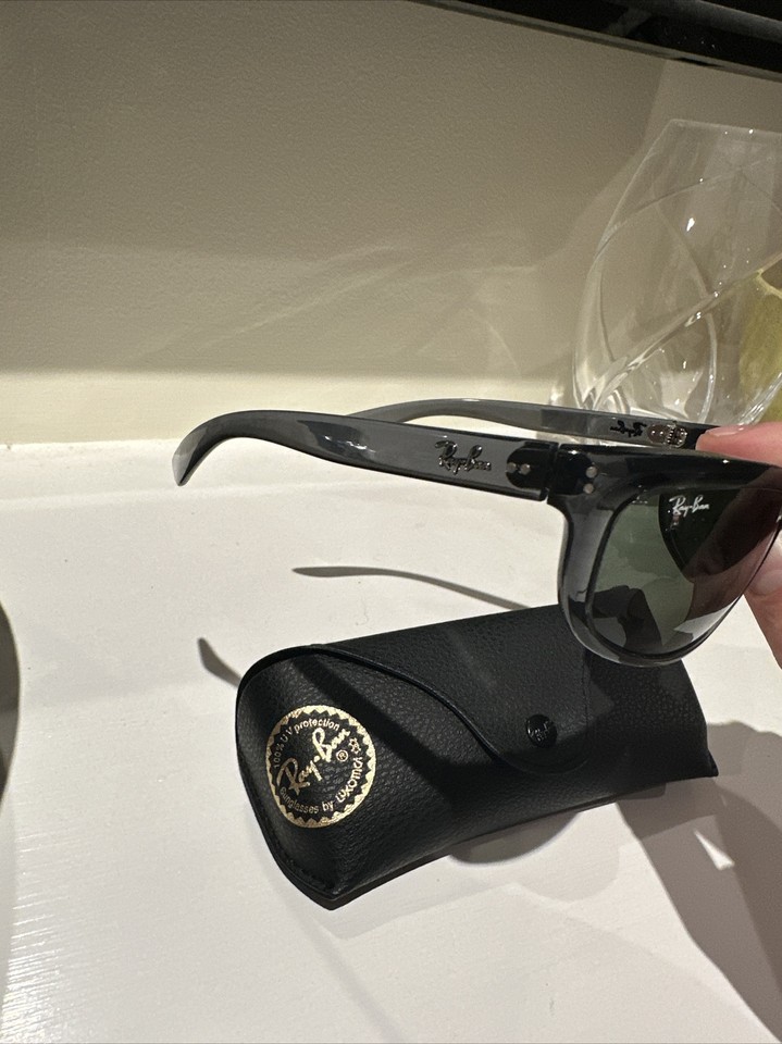Htf Ray HTF Ray Ban RB4089 Balorama W3392 Men's Limited Edition Gray Sunglasses ...