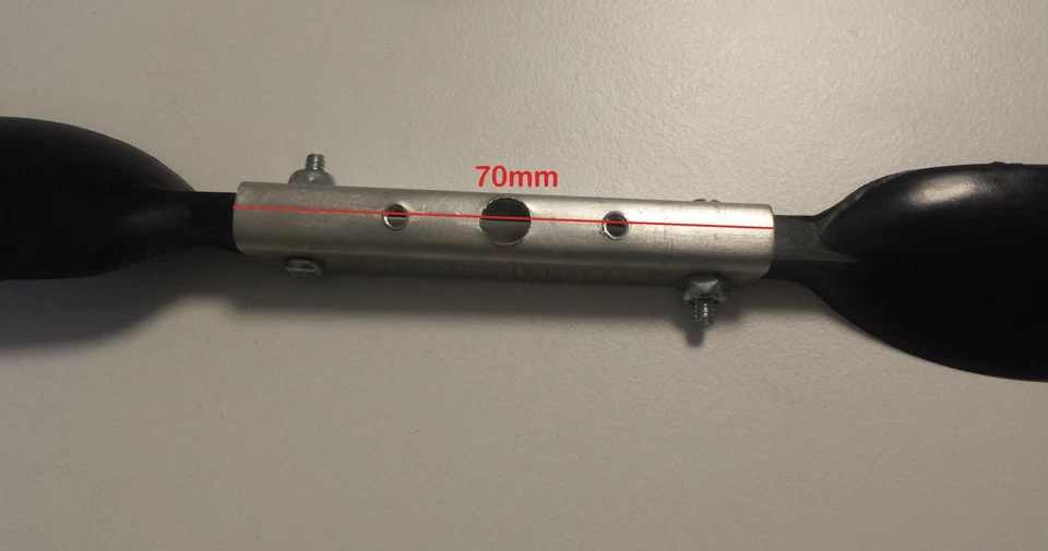 12x8 Klappluftschraube + 45mm Spinner und 70mm Brücke Klapp Propeller Prop - Bild 4 von 4