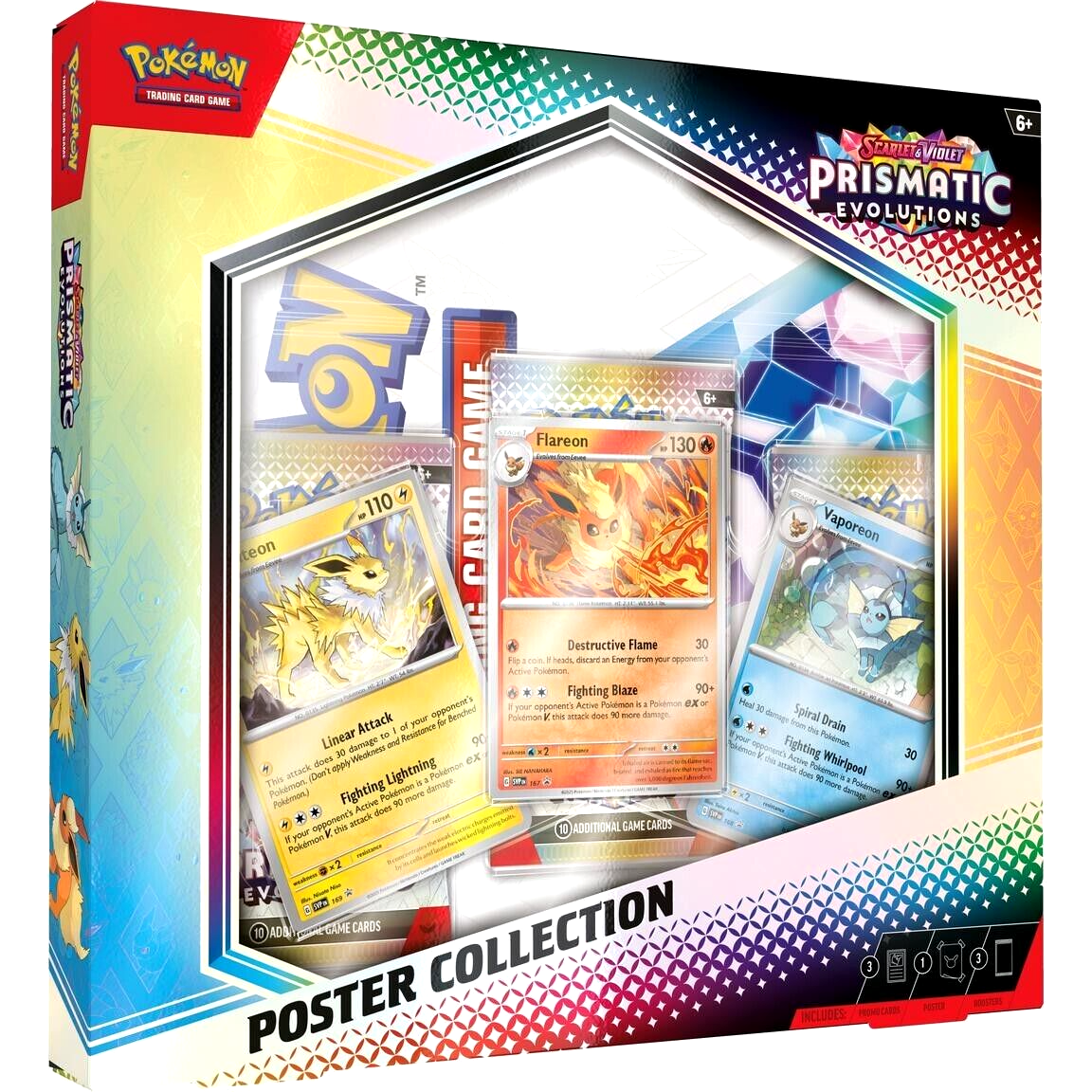 Pokemon TCG SV8.5 Prismatic Evolutions Poster Collection Box