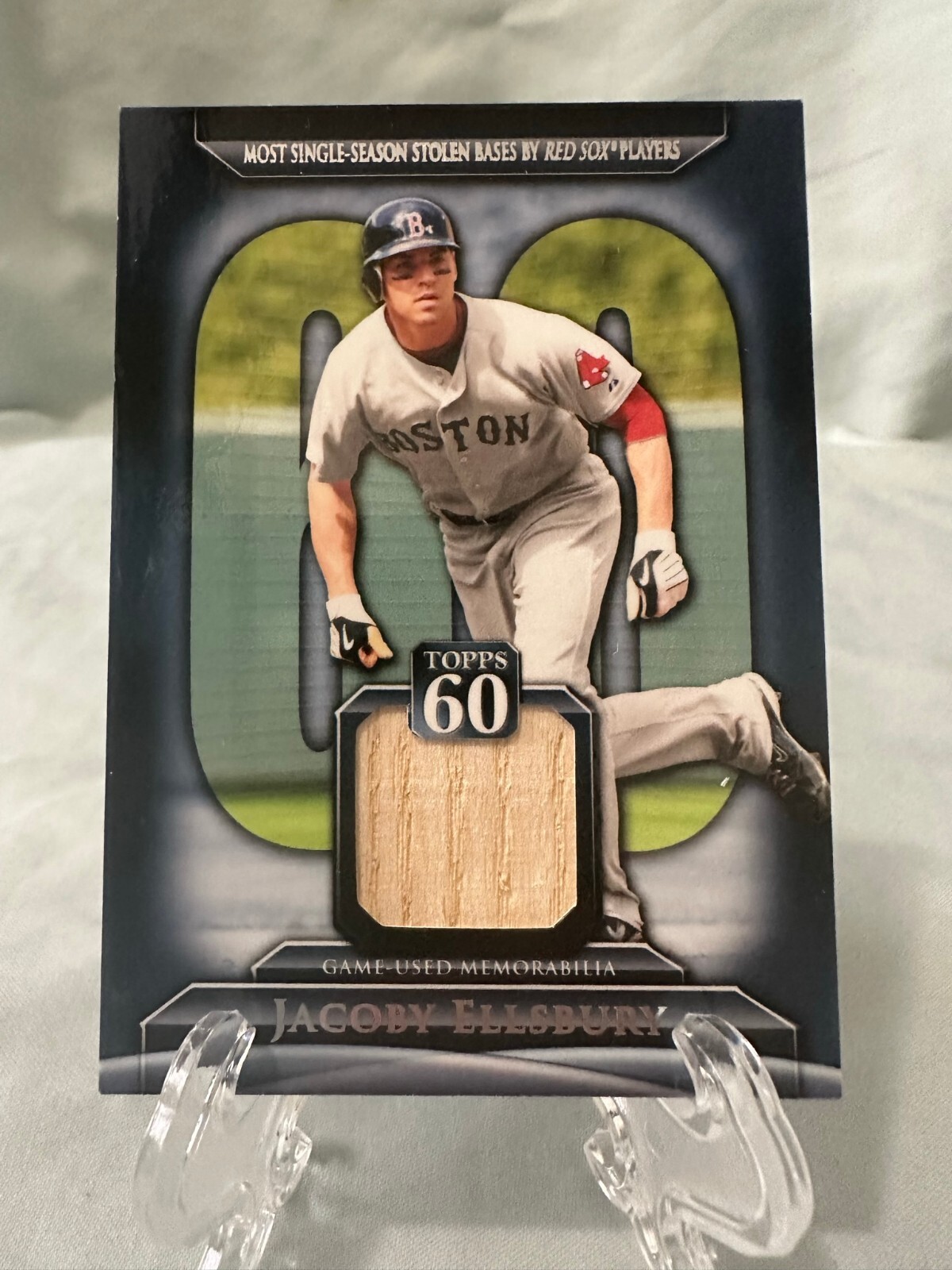 2011 Topps 60 Relics Baseball - Jacoby Ellsbury - Boston Red Sox #T60R-JE