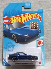 Hot Wheels 2021 '89 Mazda Savanna RX-7 FC35 HW J-Imports blue Factory Sealed