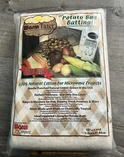 The Warm Company Potato Bag Cotton Batting 45” X 1 Yard / Potato Fabric Kit