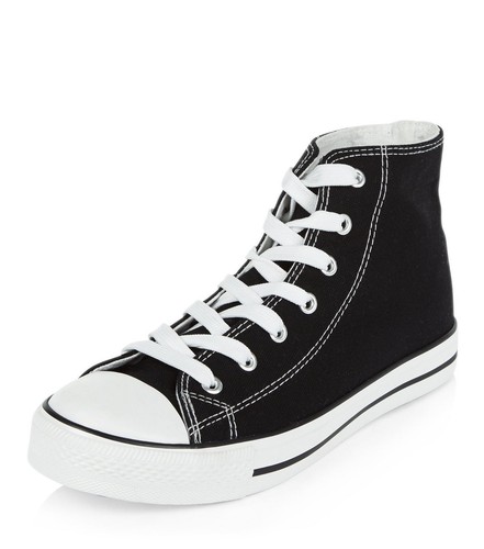 NEU HI TOP CANVAS RETRO BASEBALL BASKETBALLSTIEFEL TRAININGS UK 3 4 5 6 7 8 9 10 - Bild 7 von 13