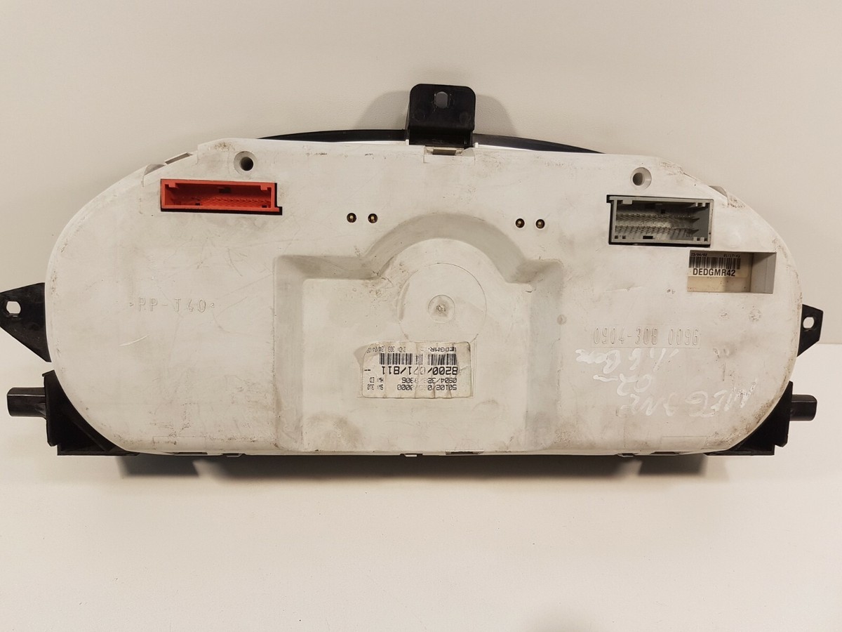 小物 MEGANE RENAULT MEGANE 2001 1.6 Petrol Instrument Cluster 8200/071