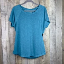 Spalding Studio Size Medium Burnout Crewneck Short Sleeve Lightweight Shirt