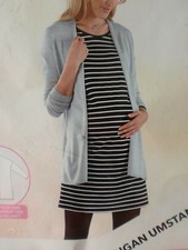 CARDIGAN UMSTANDSMODE - BE A COOL MUM - Graue Strickjacke in Gr.: S - NEU&OVP