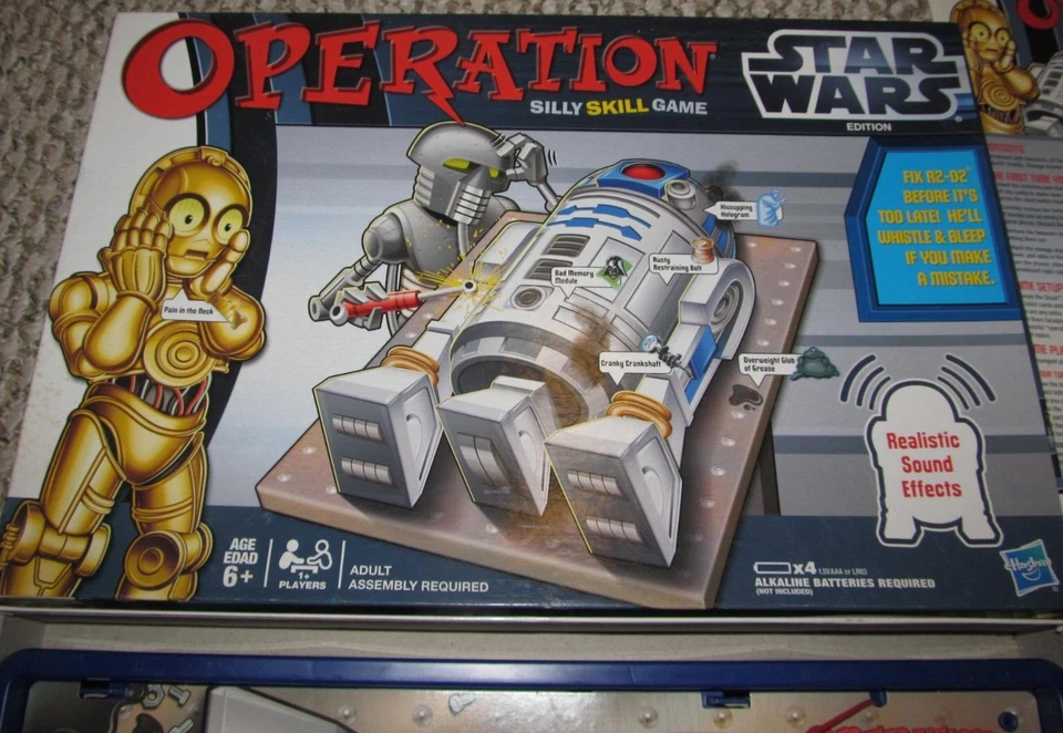 STAR WARS Operation Edition Board Game Very Nice Condition TESTED and Complete - Image 2 of 4