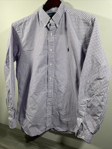 Polo Ralph Lauren camicia uomo taglia XL 16 34/35 manica lunga bottoni classica - Foto 6 di 10