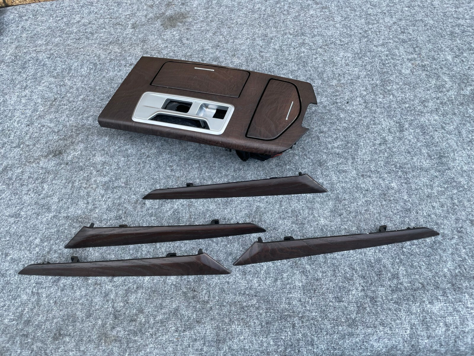 WOOD GRAIN TRIM SET CONSOLE/DOOR PANEL 45K 14-19 MASERATI GHIBLI S Q4 3.0L