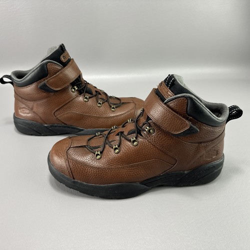 Dr. Comfort Boots Men Sz 11M Brown Leather Ranger 9420 Diabetic Hiking