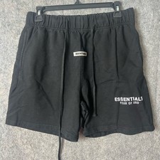 Fear of God Essentials Men's Large Black drawstring sweat shorts