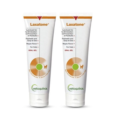 Laxatone Oral Hairball Lubricant Gel for Cats Maple Flavored 4.25 oz Pack 4.25oz