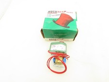 Asco 8314C24 Red Hat Solenoid Valve 120V 11W 75PSI 3 Way 1/4"NPT