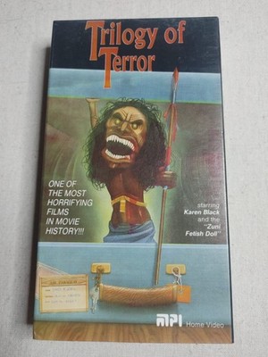 Trilogy of Terror 1986 VHS MPI/GORGON Horror Cult Karen Black. RARE TESTED