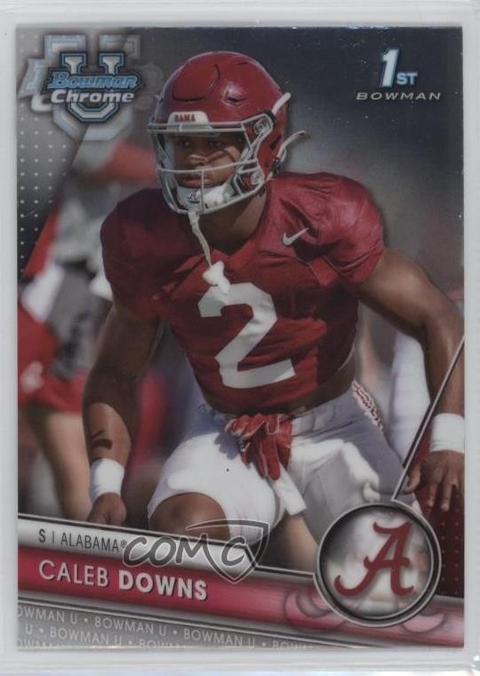2023 Bowman U Chrome Caleb Downs #49 1cs5