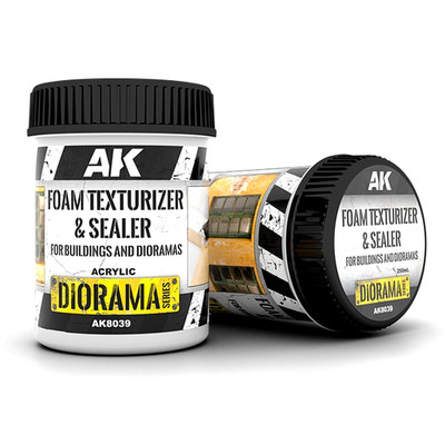 AK Interactive AK8039 - Foam Texturizer & Sealer 250ml - Modellbau Zubehör