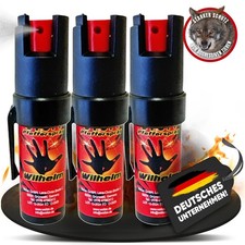 3 x Wilhelm Pfefferspray 16 ml Tierabwehr Selbstverteidigung CS Gas KO Spray hoc