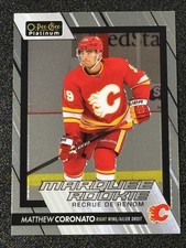 2023-24 O-Pee-Chee Platinum #280 Matthew Coronato Base Marquee Rookie Card RC