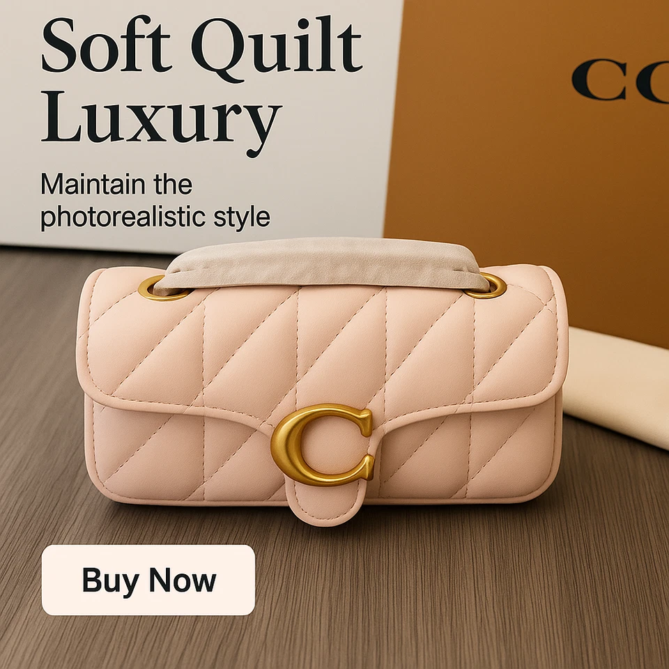 Bolsa de ombro nova com etiquetas CP149 Tabby 20・Tira de corrente acolchoada de couro Nappa rosa - Imagem 4 de 4