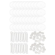 20 Set 50mm Doll Joints Removable Cotter Pin Joints Connector and Acrylic Tray
