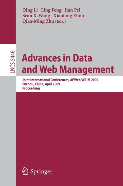 Advances In Data And Web Management Qing Li (U. A.) Taschenbuch Englisch 2009-image