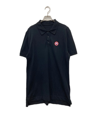 #ad CANADA GOOSE Beckley Polo Size: M Black 1600M Men $323.99