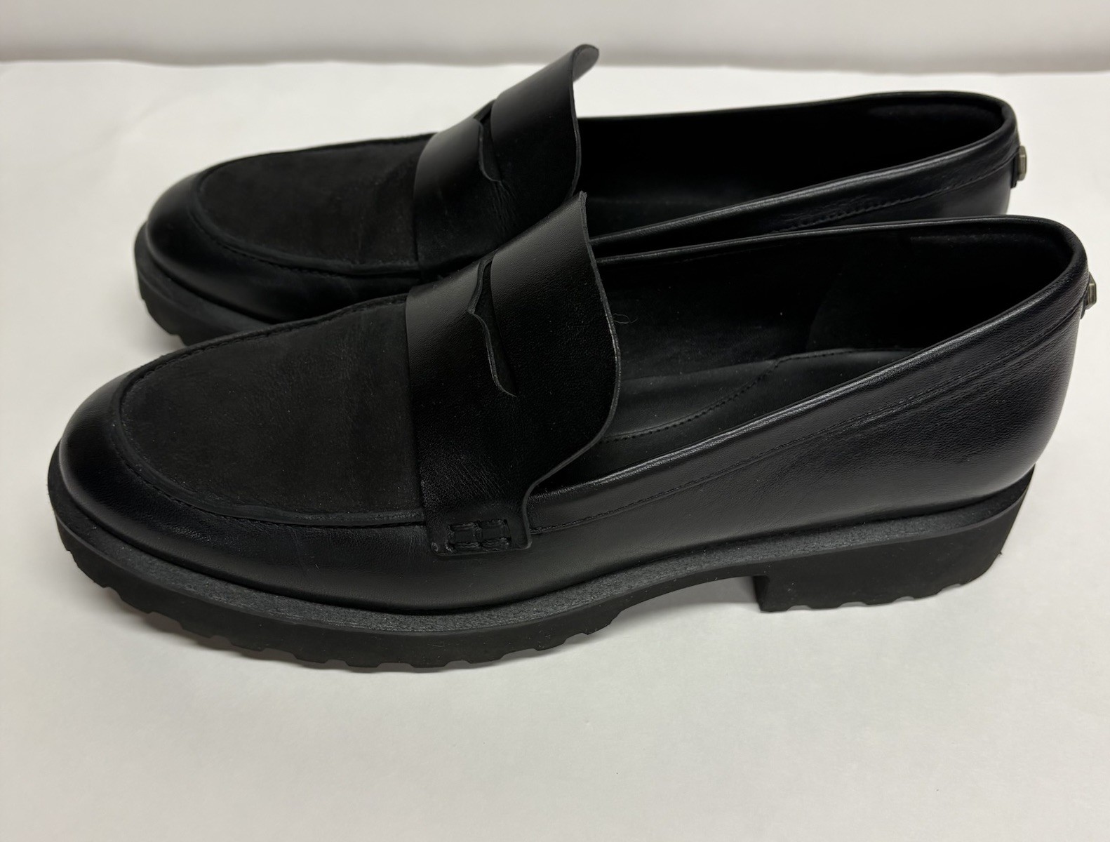 SAOLA Mocassino Cole Haan donna Newburg slip on suola a strappo penny nero taglia 7 5