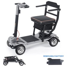 Used Lightweight Mobility Scooters 4 Wheel for Adults Airline Approved 4 Mph