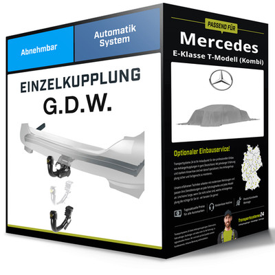 Abnehmbare Anhängerkupplung für MERCEDES E-Klasse T-Mod. 23- Typ S214 G.D.W. NEU