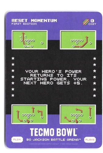 2026 Bo Jackson Battle Arena Tecmo Bowl Reset Momentum PL14 Plays SSP