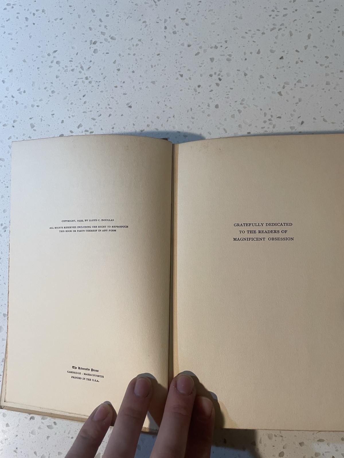 Dr. Hudson‘S Secret Journal By Lloyd C Douglas 1939 Hardcover Vintage