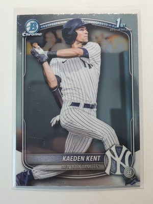 2025 Bowman Chrome 1st BDC-65 Kaeden Kent  Yankees