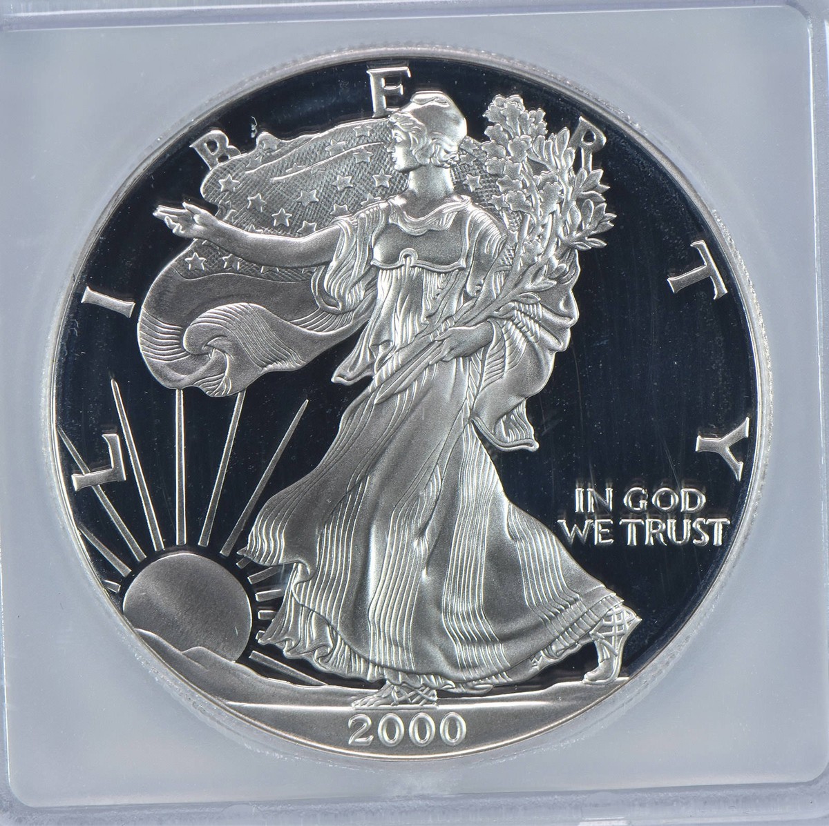 2000-P American Silver Eagle PR70 DCAM ICG *6350 | eBay