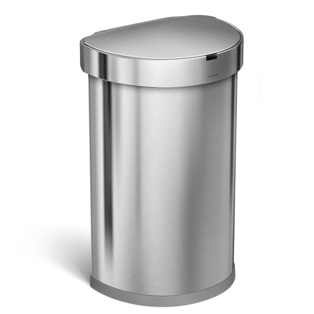 Simplehuman Touch-Free Trash Can 45L Motion Sensor Kitchen Touchless Garbage