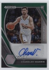2021-22 Panini Prizm Draft Picks Green Chandler Vaudrin #DP-CVA Auto 1dm4