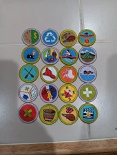 BSA 20 MERIT BADGES Patches Boyscout 